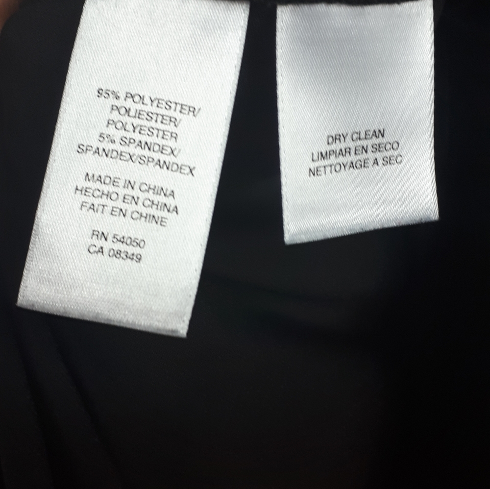 2/$15 Bandolino Black Cap Sleeve Casual Dress - Picture 4 of 4